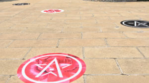 Floor graphic stickers