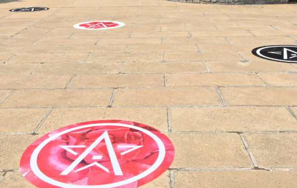 Floor graphic stickers