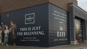 The summit wall graphic