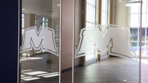 Morehead doors decal