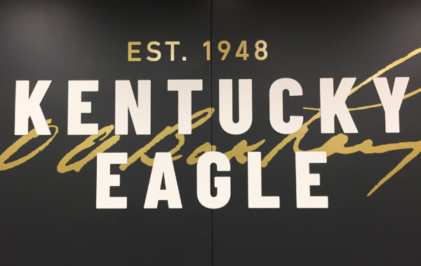 Kentucky Eagle indoor signage