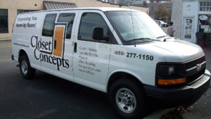 Closet Concepts Vehicle wrap